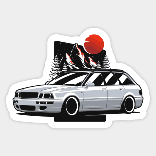 Silver B4 S2 Avant Sticker